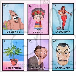 The New Mexican Loteria Funny Funny Adult Parodies Instant Download 63