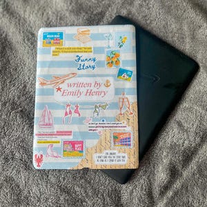 Emily Henry Book-Inspired Kindle Insert | Printable Bookish Decor for eReader | Instant Download Kindle Sleeve Art