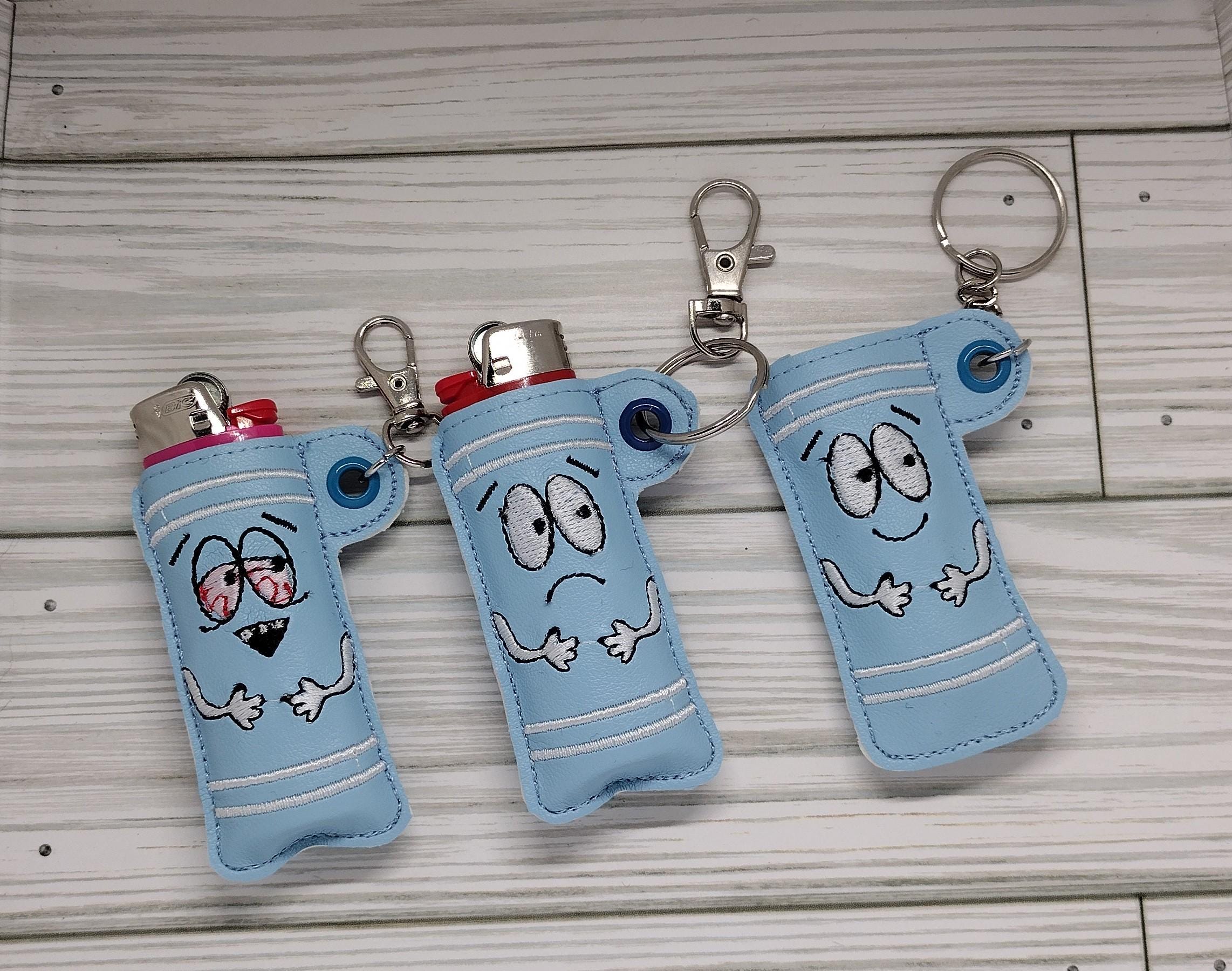 Handmade Lighter Holder Keychain- Towelie-3 Designs - Etsy