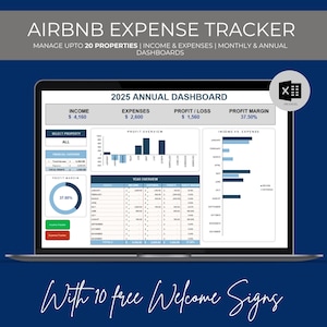 Airbnb Template Income and Expense Spreadsheet Airbnb Host Template Vacation Rental Property Management Vrbo Airbnb Bundle Profit and Loss