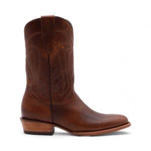 Botas de piel color camel para hombre de Beck imagen 2