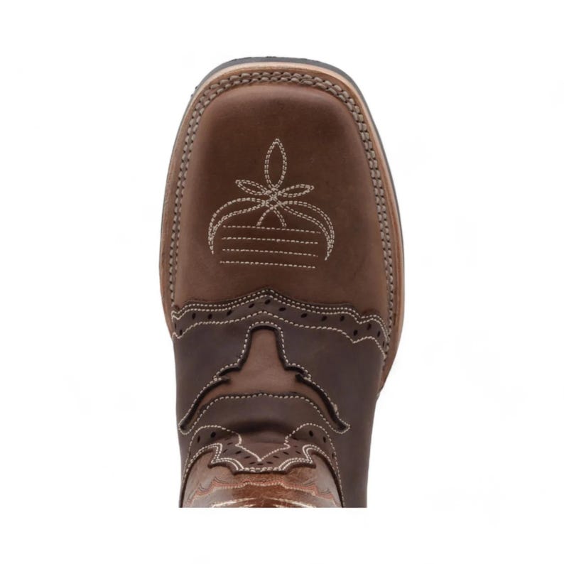 Longhorn Men's Camel Leather Boots image 6
