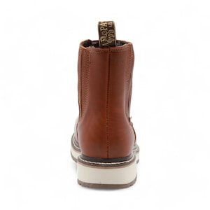 Botas cortas de piel color camel para hombre de Termo imagen 5