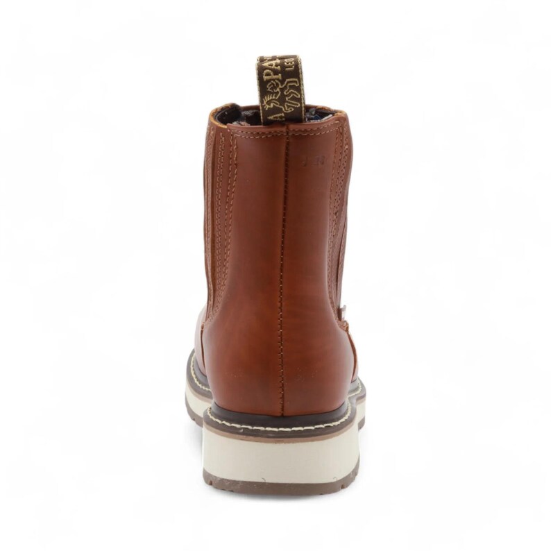 Botas cortas de piel color camel para hombre de Termo imagen 5