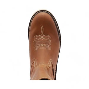 Botas Alfa de piel color camel para hombre imagen 6