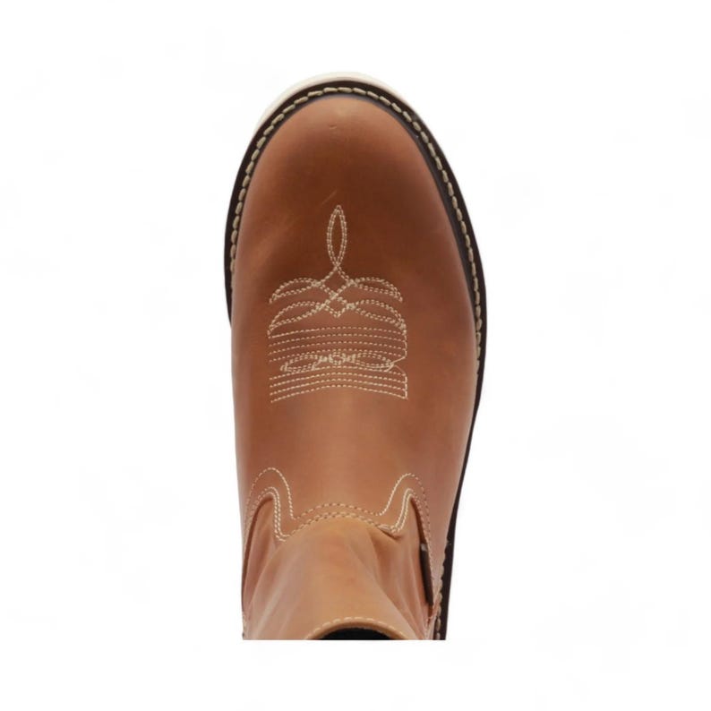 Botas Alfa de piel color camel para hombre imagen 6