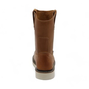 Botas Alfa de piel color camel para hombre imagen 5