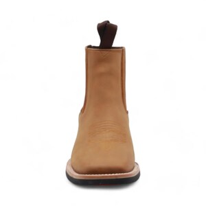 Iowa Men's Camel Leather Short Boots image 4