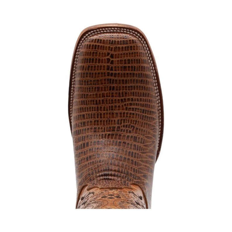 Minnesota Men's Camel Lizard Print Leather Boots image 6