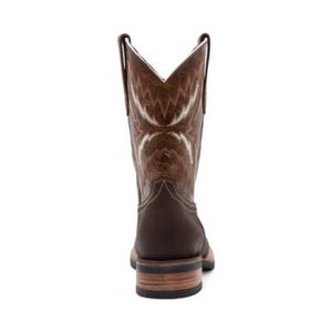 Longhorn Men's Camel Leather Boots image 5