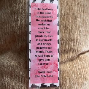 The Notebook Bookmark