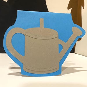 Watering Can Card - Gardener Card | Garden Party | Blank Card | Shaped Card | Thank You Card