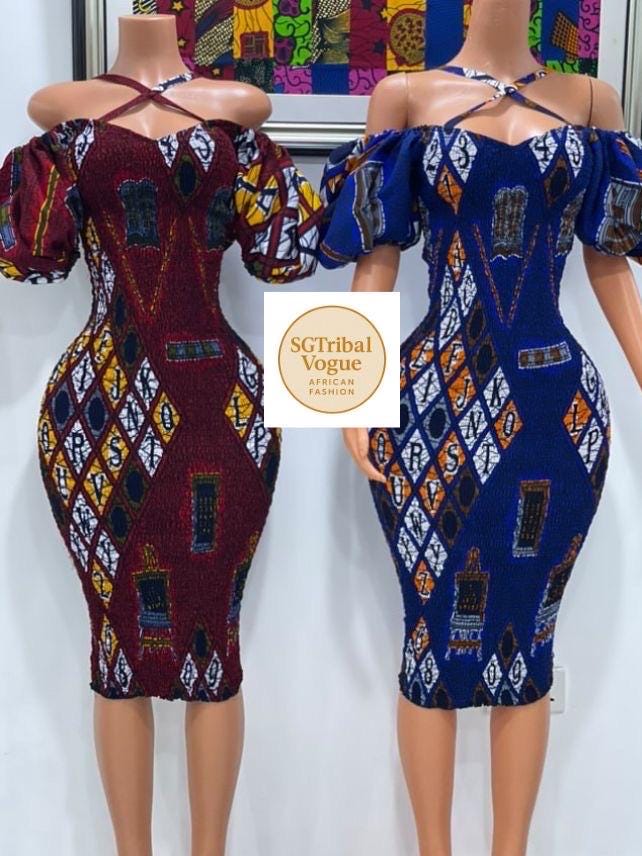 Ankara Bodycon Dress - Etsy