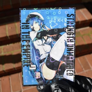 Esdeath &#39;Magazine Cover&#39; Holographic Anime Sticker