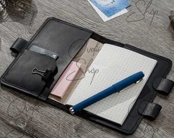 Couverture de journal en cuir personnalisée, couverture de carnet gravée, couverture de journal avec poches, couverture de l'agenda en cuir, carnet de notes en cuir rechargeable a4