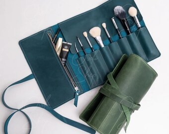 Reise-Make-up-Pinselhalter Mit ReiÃŸverschluss â€“ Praktische Kosmetiktasche FÃ¼r Unterwegs, Klein & Handlich
