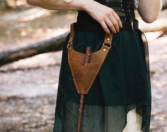 Fundas para varitas, soporte para varita mágica, cinturón para varita, funda para varita de mago, vaina para varita, accesorios para LARP, accesorios para LARP, bolsa de cuero para mago