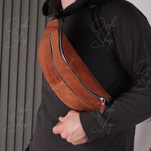 Gürteltasche mit Monogramm, Leder Gürteltasche mit Monogramm, Gürteltasche mit Initiale, Gürteltasche Männer, Leder Gürteltasche Frauen