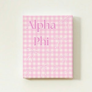 CUSTOM ALPHA PHI Sorority Etsy Poster Wall Art Print Digital Download