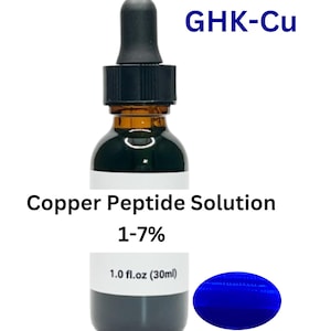 Copper Peptide Solution, 1% GHK-Cu in double Hyaluronic Acid Serum