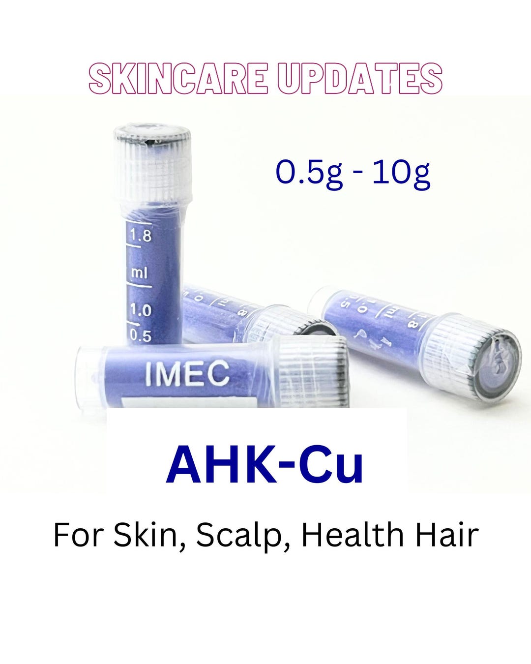 Ahk-cu, Copper Tripeptide-3, for Skin, Scalp, Hair, Cosmetic Grade - Etsy Ahk-cu, Copper Tripeptide-3, for Skin, Scalp, Hair, Cosmetic Grade - Etsy