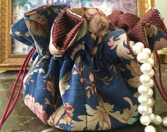 Cotton Jewelry Pouch for Travel or Home Use
