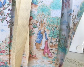 Peter Rabbit Overnight tote bag, Mother and Baby Tote for Travel, Knitting or Craft Projects