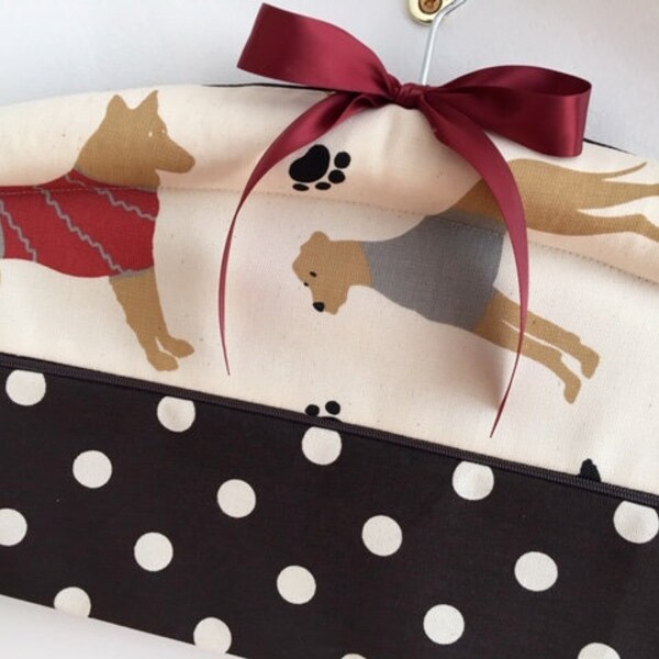 Dog themed Travel Closet Hanger Safe