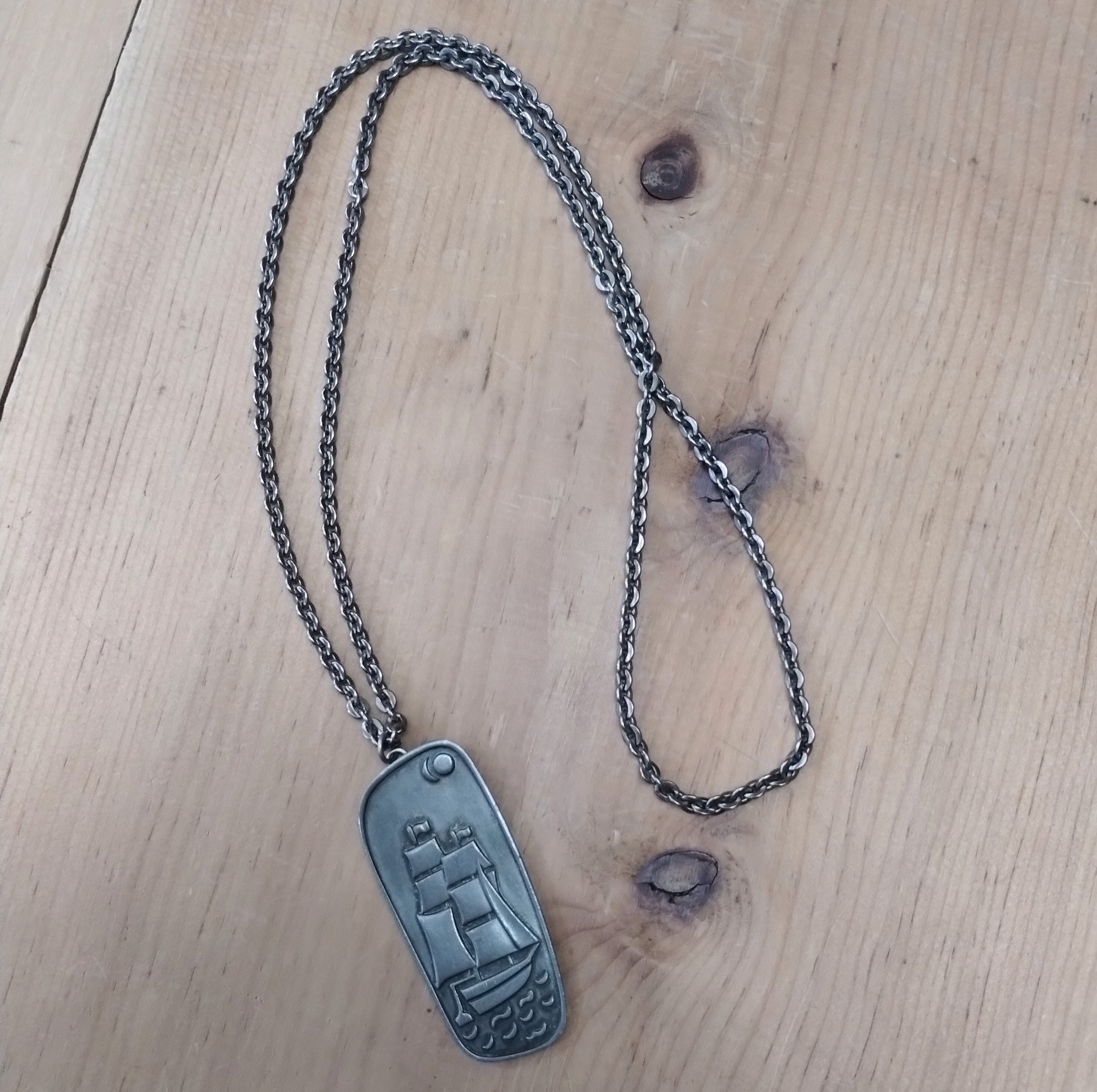 Vintage Jorgen Jensen Necklace // Danish Modern Nautical