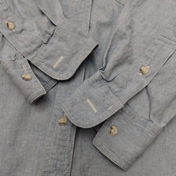 Vintage Chambray Shirt // Vtg Liz Claiborne All C… - image 7