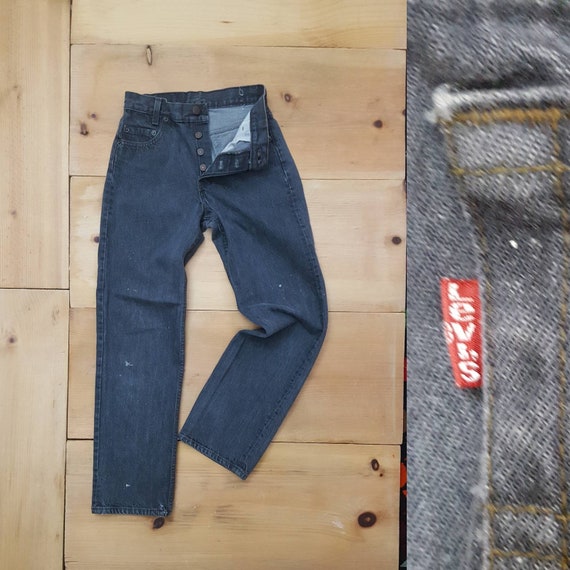 faded 501 jeans