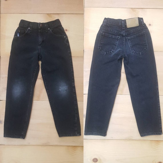 Vintage Lee Kids Jeans // 1990s Made in the USA D… - image 2