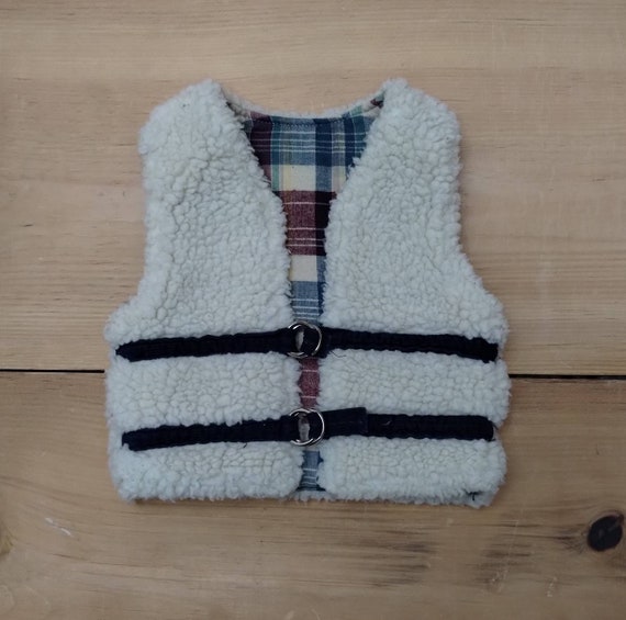 Vintage 1970s Childs Sherpa Vest by Billy the Kid… - image 1