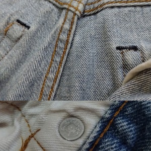 Vintage Levi's Cut Offs // Vtg 70s 80s Levis 501 Distressed Denim Shorts Made in USA // size 25 / 27 waist image 6