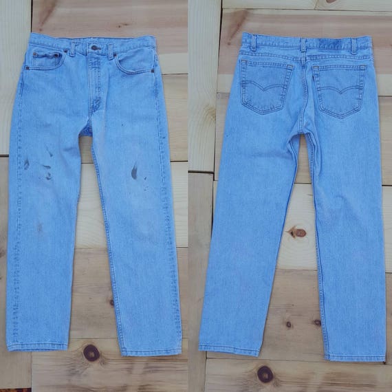 Vintage Levi's 505 Jeans  //  Vtg 1990s Levis Mad… - image 2