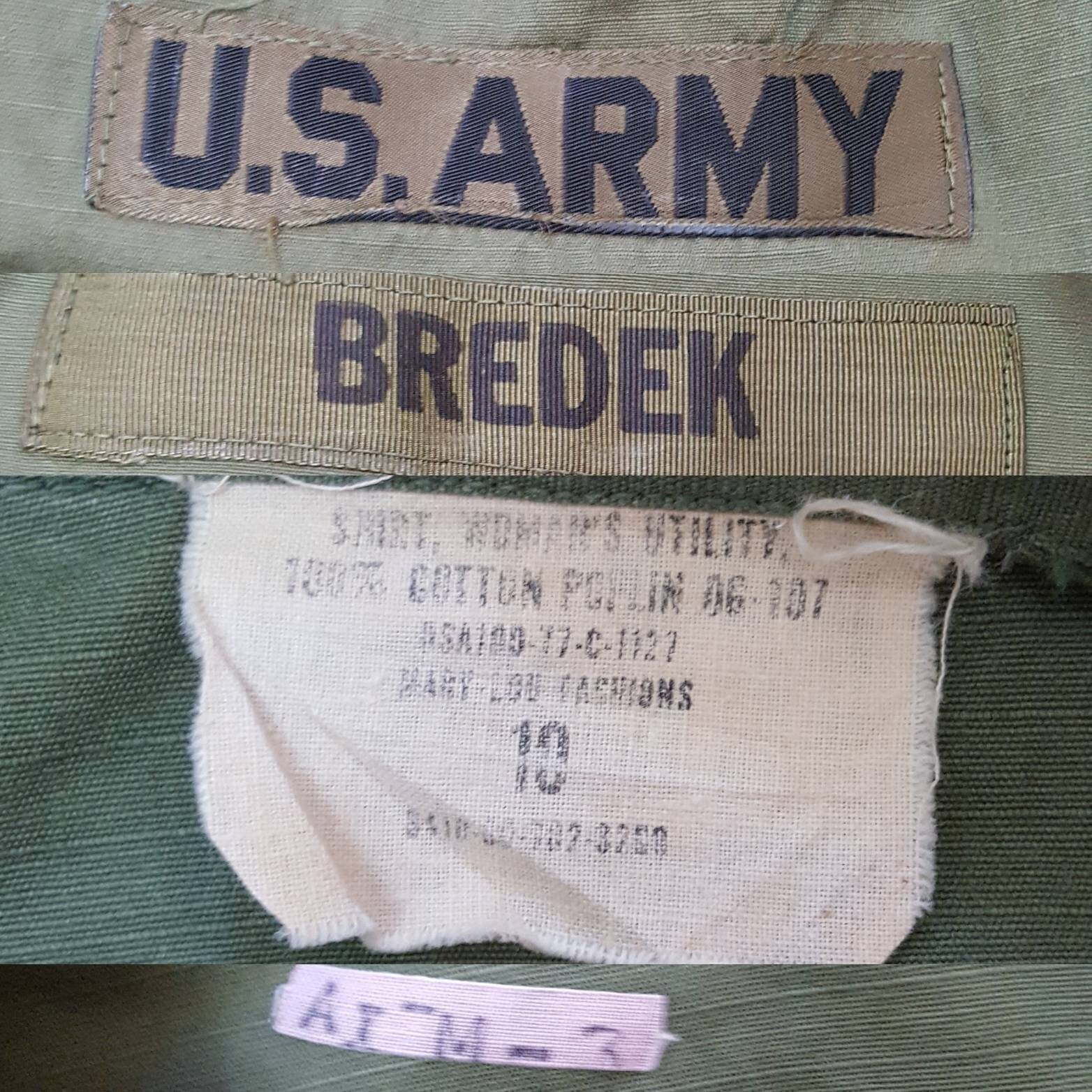 Vintage Army Shirt Jacket // Vtg 1970s Faded OG 107 Rip Stop Vintage Army Shirt Jacket // Vtg 1970s Faded OG 107 Rip Stop