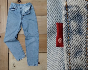 Vintage 90s Levi's 501 Jeans  //  Soft Distressed Faded Light Wash Button Fly Jeans  //  27.5" waist