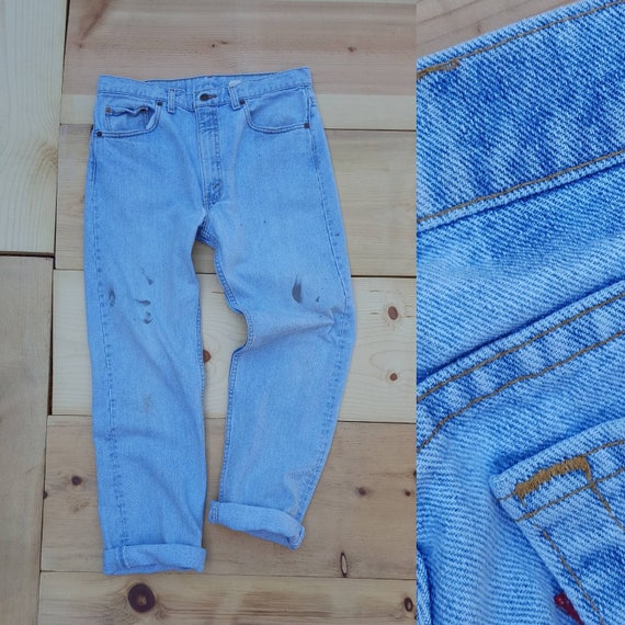 Vintage Levi's 505 Jeans  //  Vtg 1990s Levis Mad… - image 1