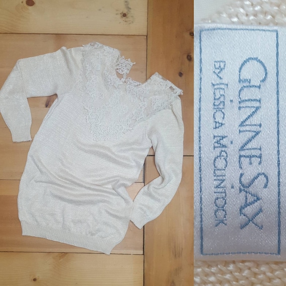 Vintage Gunne Sax Sweater // Jessica McClintock  … - image 1