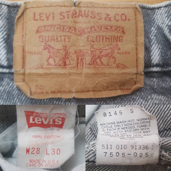 Vintage Levi's Cut Offs  //  Vtg 80s Levis Distre… - image 7