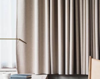 Extra Wide, Personalized, 100% Blackout Curtains: Made to Order, Curtains for Bedroom and Living Room