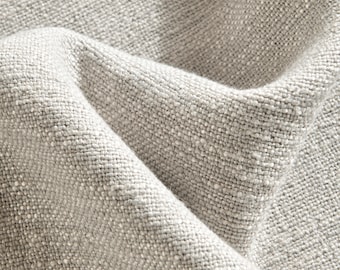 Natural Linen Curtains – Thermal Pleated, Custom Size, for Living & Bedroom Spaces