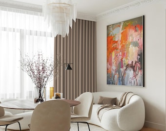 カスタムサイズベルベット遮光カーテン、寝室とリビングルーム用の最大遮光パネル