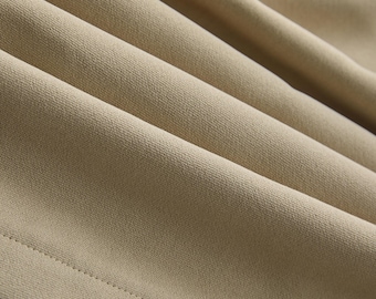 Linen Extra Wide Double Pinch Pleated Curtains, For Bedroom and Living Room, Complete Blackout