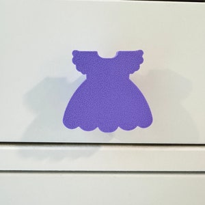 3D Printed Dress Nursery Drawer Knobs: Unique Kids Decor