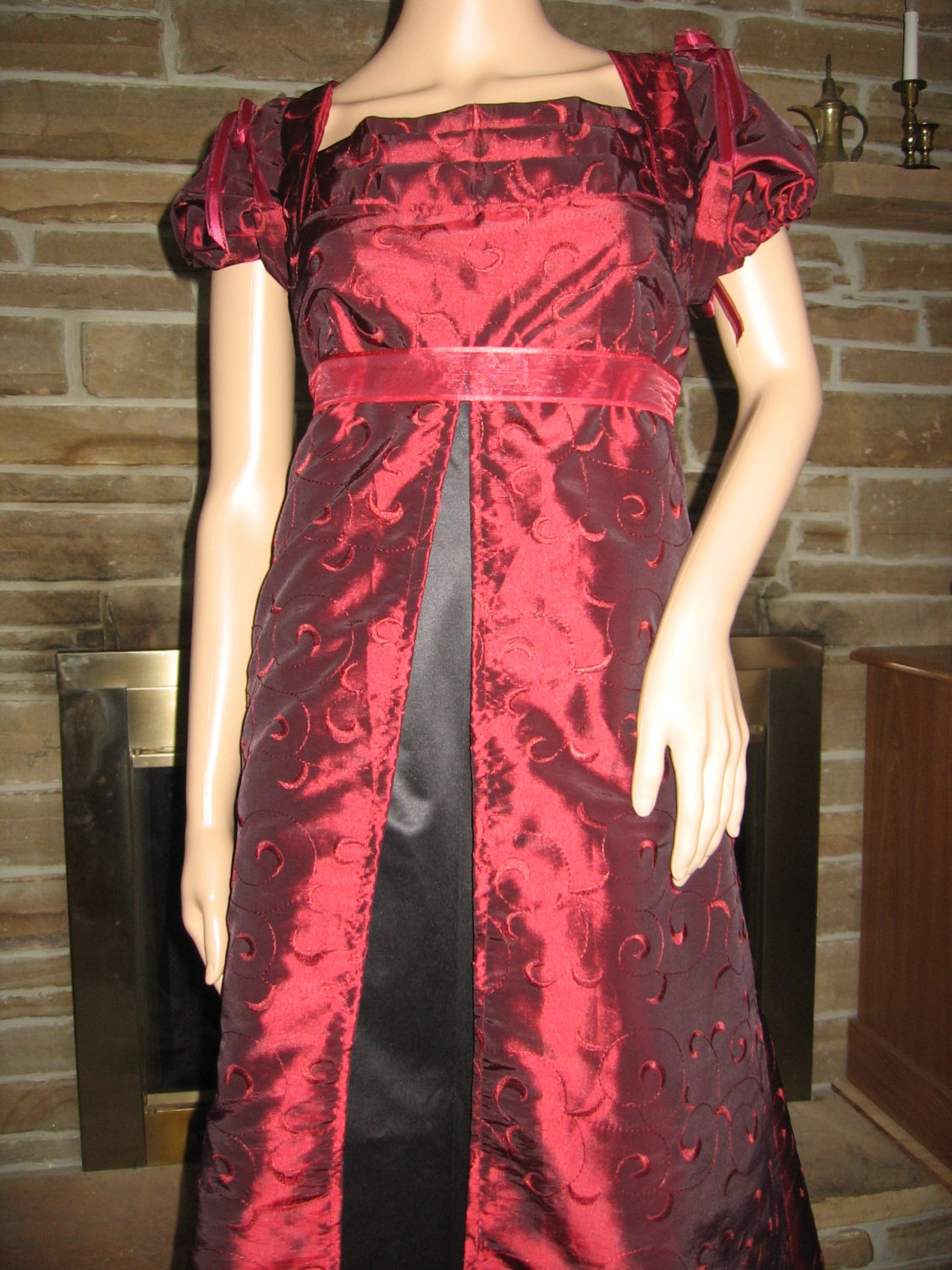 Custom Made Regency Jane Austen empire waist ball dress gown | Etsy