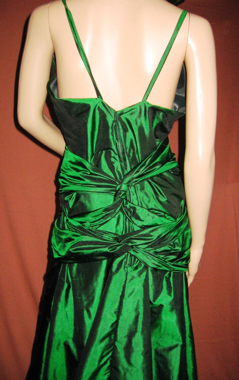 Custom Made Silk Atonement Keira Knightly green gown with | Etsy