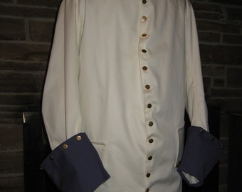 Custom made French and Indian War French Marine Coat uniform