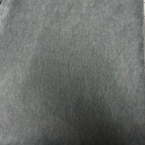 1 yards x 60" wide Remnant Gorgeous gray Suede Fabric