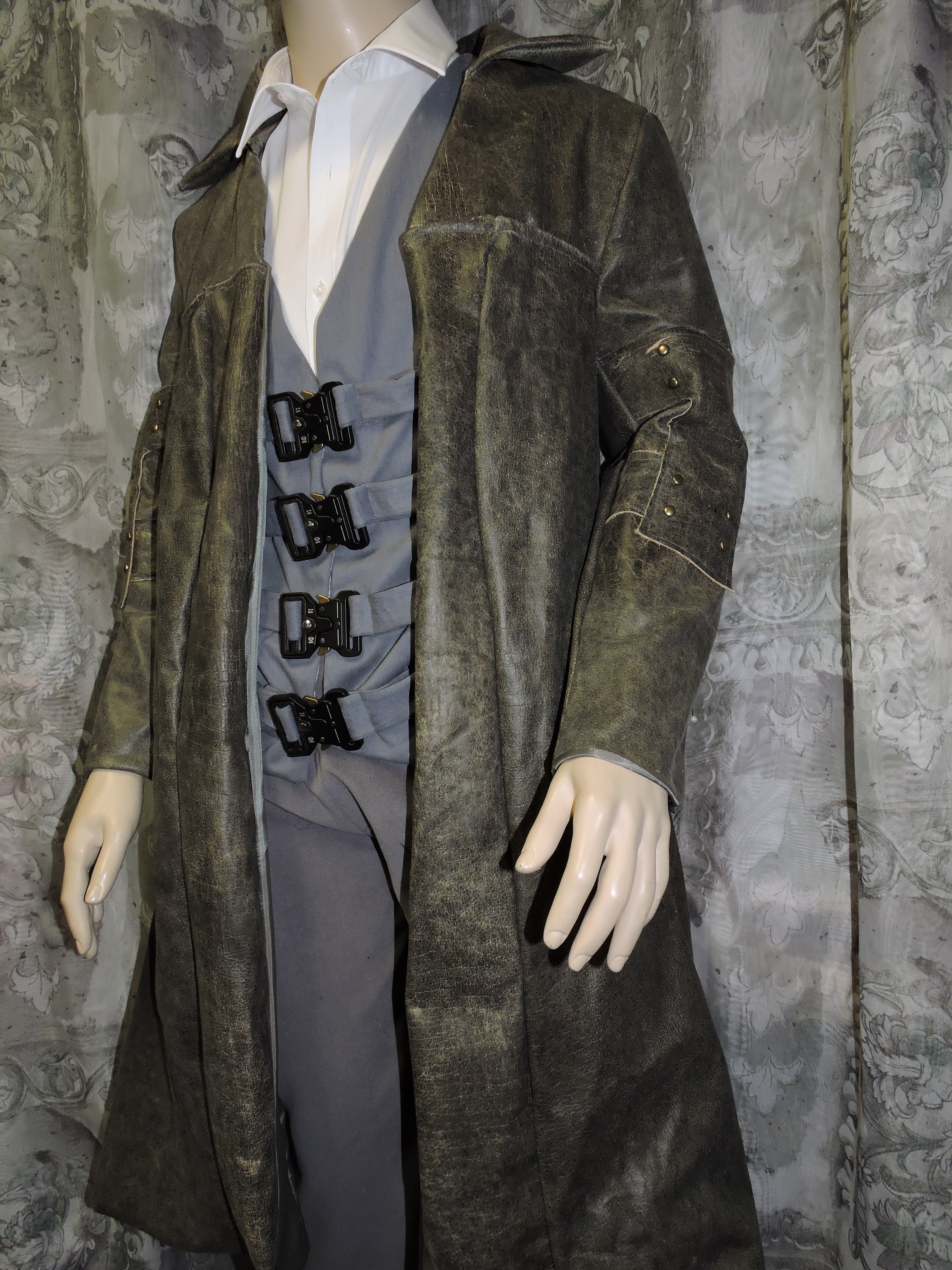Custom Made gunslinger from Dark Tower genuine leather coat Etsy
